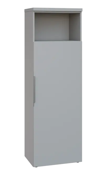 SIN 5 - 6DN kancelářská skříň, 1-dveřová/nika, pravá, 1820x600x400, šedá